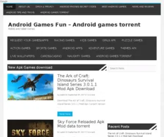 Androidgamesfun.com(Free Android Games) Screenshot