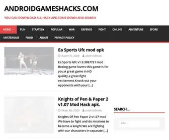 Androidgameshacks.com(Android Game Hacking Platform) Screenshot