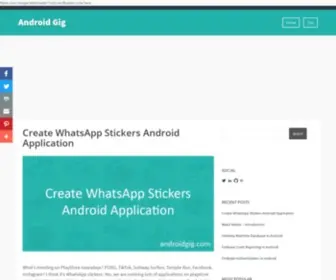 Androidgig.com(Android Gig) Screenshot