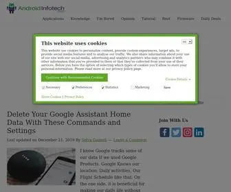Androidinfotech.com(Android infotech) Screenshot