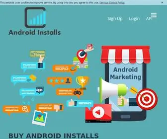Androidinstalls.com(Buy Android app installs) Screenshot
