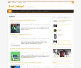 Androidized.com(Everything about Android) Screenshot