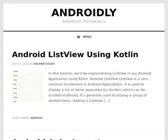 Androidly.net(Tutorials) Screenshot