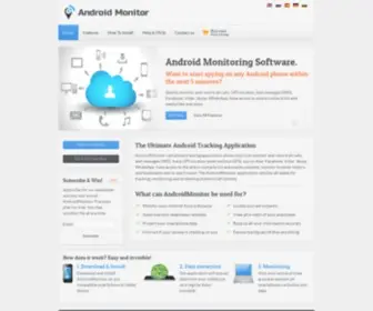 Androidmonitor.com(Spy on any Android phone. AndroidMonitor) Screenshot