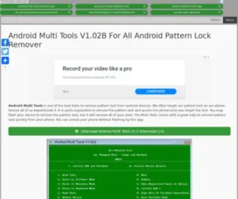 Androidmultitools.com(Android Multi Tools V1.02B For All Android Pattern Lock Remover) Screenshot