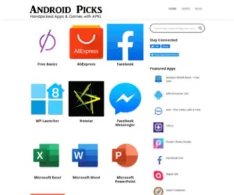 Androidpicks.com(Top Freeware Android Apps and Games with APKs Start Auto Download) Screenshot