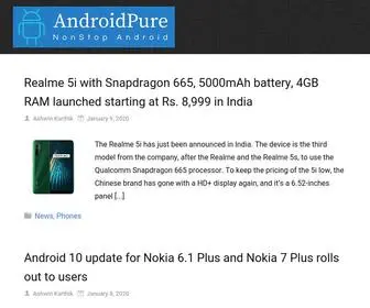 Androidpure.com(NonStop Android) Screenshot