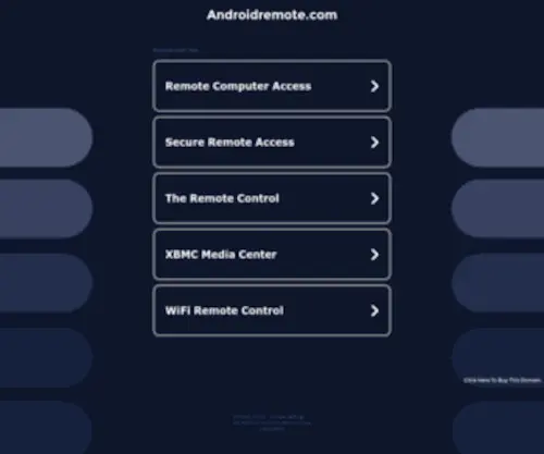 Androidremote.com(Android iTunes and WMP Remote Control) Screenshot
