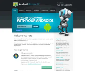 Androidremotepc.com(Android Remote PC) Screenshot