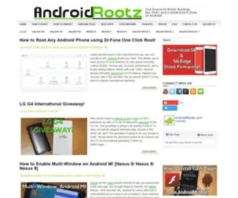 Androidrootz.com(Source for Android Rooting) Screenshot