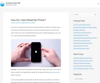 Androidtech99.com(How To Hard Reset My Android Phone When Locked) Screenshot