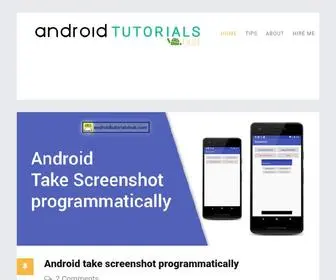 Androidtutorialshub.com(Android Tutorials and Tips) Screenshot
