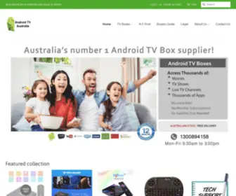 AndroidtvBoxes.com.au(Create an Ecommerce Website and Sell Online) Screenshot