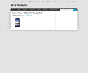 Androidust.com(All About Android) Screenshot