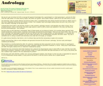 Andrology.com(IIS7) Screenshot