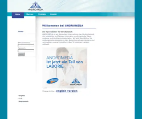 Andromeda-MS.com(Andromeda MS) Screenshot