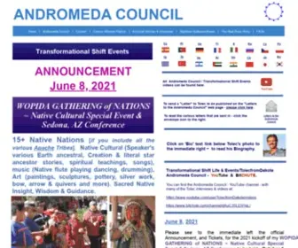 Andromedacouncil.com(The Andromeda Council) Screenshot