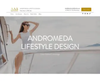 Andromedalifestyle.com(Luxury Concierge Service) Screenshot