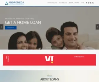 Andromedaloans.com(Personal Loan) Screenshot