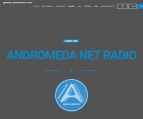 Andromedanet.com(Αρχικη) Screenshot