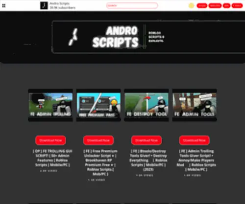 Androscripts.com(Androscripts) Screenshot
