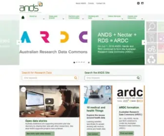 ANDS.org.au(The Australian National Data Service (ANDS)) Screenshot