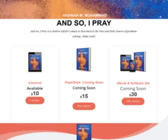 Andsoipray.com(And So I Pray) Screenshot