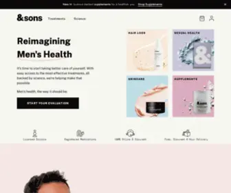 Andsons.com.sg(Reimagining Men’s Health) Screenshot