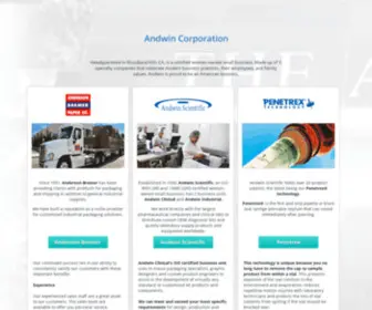Andwincorp.com(THE ANDWIN CORPORATION) Screenshot
