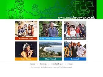 Andybrouwer.co.uk(Including Cambodia Tales and Steel Pulse On) Screenshot