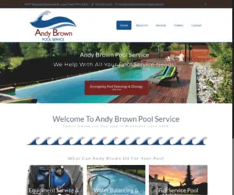 Andybrownpoolservice.com(Professional pool service company in Minnesota for over 50 years. Andy Brown Pool Service) Screenshot