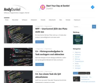 Andydunkel.net(Software) Screenshot