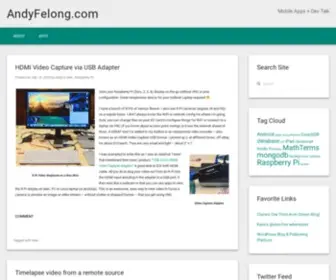 Andyfelong.com(Mobile Apps) Screenshot