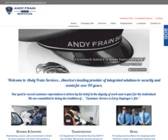 Andyfrain.com(Andy Frain Services) Screenshot
