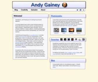 Andygainey.com(Experilous) Screenshot