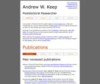 Andykeep.com(Andrew W) Screenshot