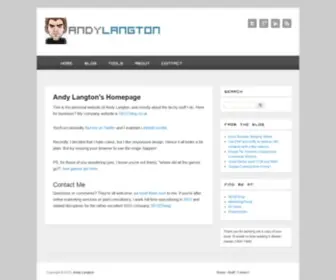 Andylangton.co.uk(Andy Langton) Screenshot