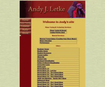 Andyletke.com(Andy Letke Home) Screenshot