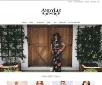 Andyliz.com(Womens affordable online boutique clothing and accessories) Screenshot