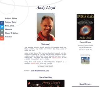 Andylloyd.org(Author and Artist Andy Lloyd) Screenshot