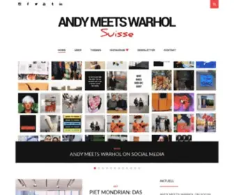 Andymeetswarhol.ch(The renowned Swiss art blog was founded in 2016 by Andy Hermann. The non) Screenshot