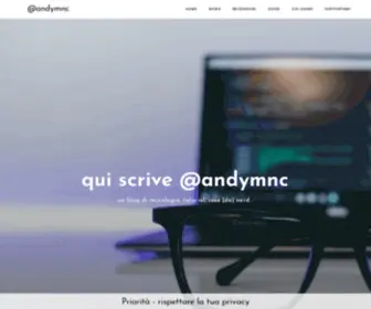 Andymnc.com(Blog di informazione di @andymnc) Screenshot