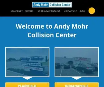 Andymohrcollision.com(Body Shops in Indiana) Screenshot