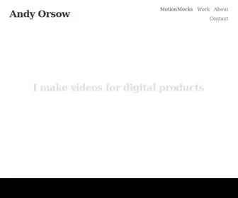 Andyorsow.com(Andy Orsow) Screenshot