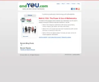 Andyou.com(Easy Access Social Textbooks) Screenshot