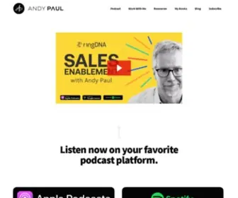 Andypaul.com(B2B Sales Strategy & Training) Screenshot