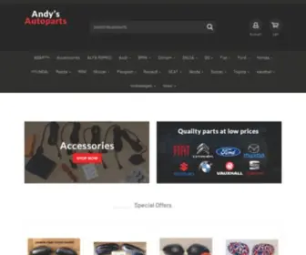 Andys-Autoparts.com(Crash Repair Parts) Screenshot