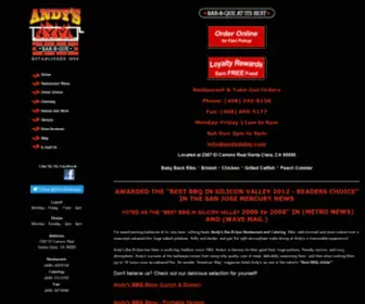 Andysbbq.com(Restaurant) Screenshot