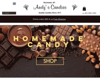 Andyscandies.com(Home Page) Screenshot