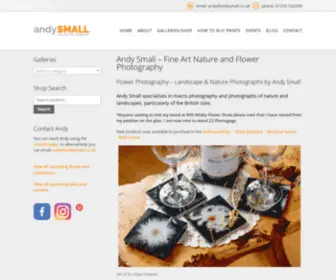 Andysmall.co.uk(Andy Small Fine Art Flower Photography Landscape and Nature Photographer) Screenshot